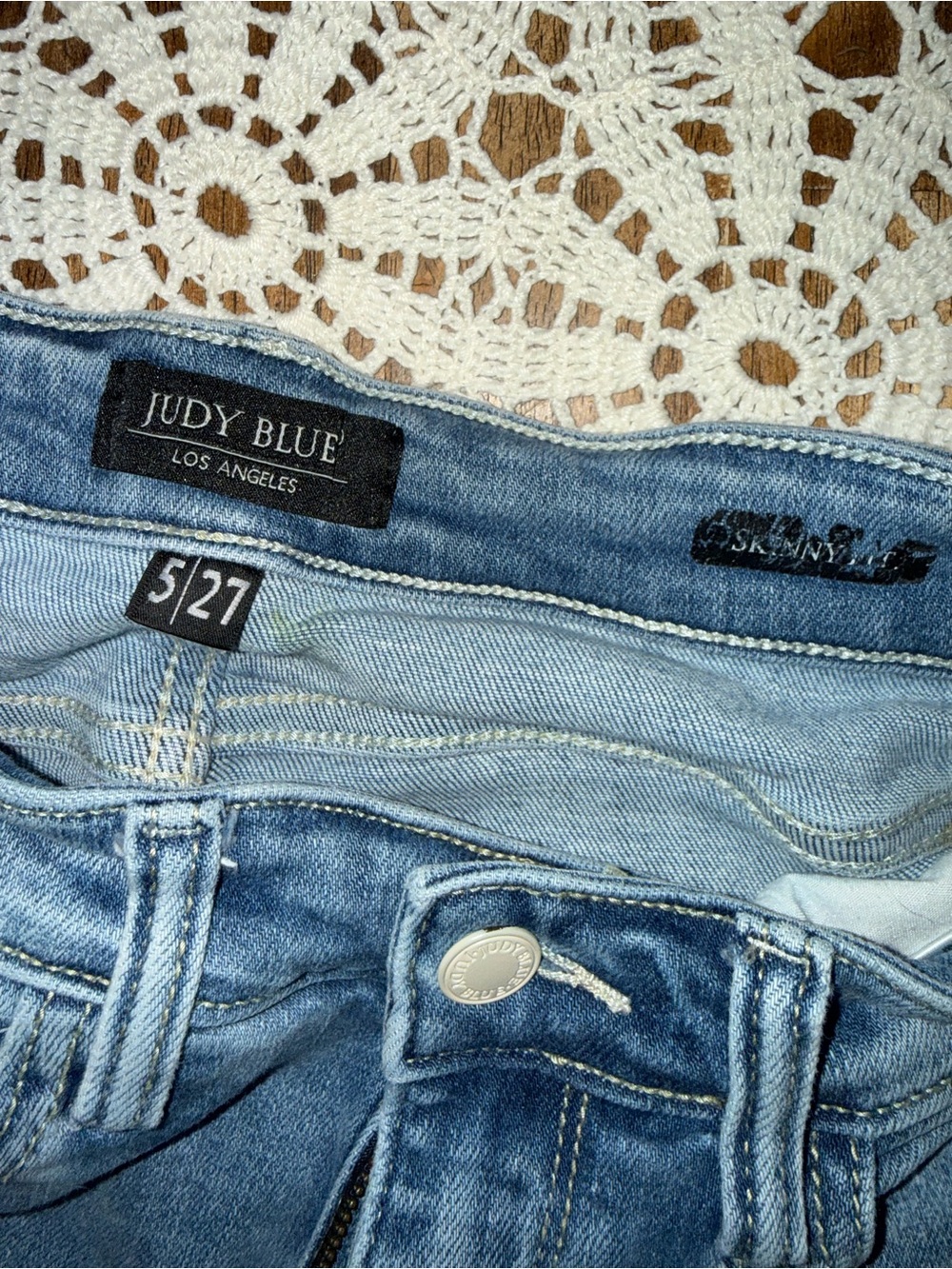 Judy Blue womens skinny fit jeans size 5 - Picture 3 of 5